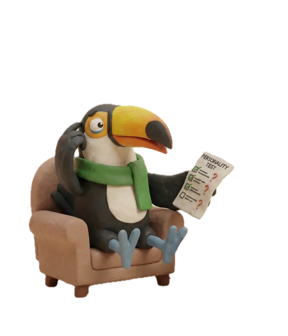 ENFJ Beacon toucan illustration